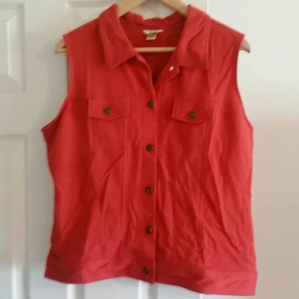 Christopher and Banks knit vest